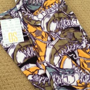 Lularoe OS leggings tennis shoes